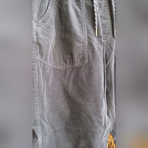 Pilcro Anthropologie Women's Corduroy Drawstring Pants - Dark Blue_Med - Picture 3 of 6